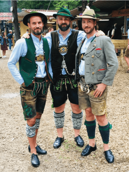 Lederhosen Men: German Lederhosen - Oktoberfest Outfit