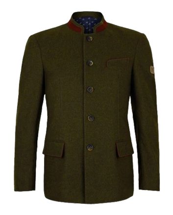 Royal Charcoal Bavarian Trachten Jacket main image 1