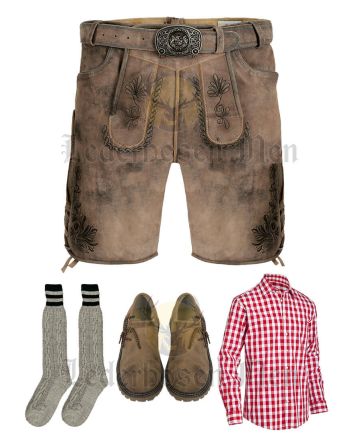 Bavarian Lederhosen Outfit Set