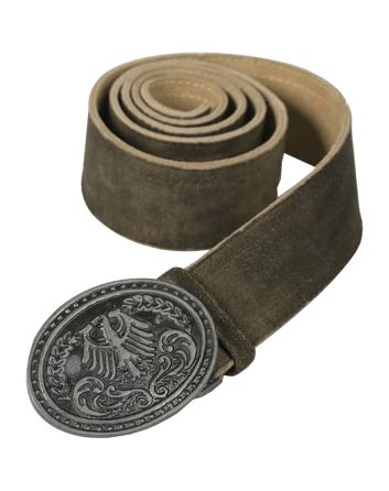 black lederhosen belt for men